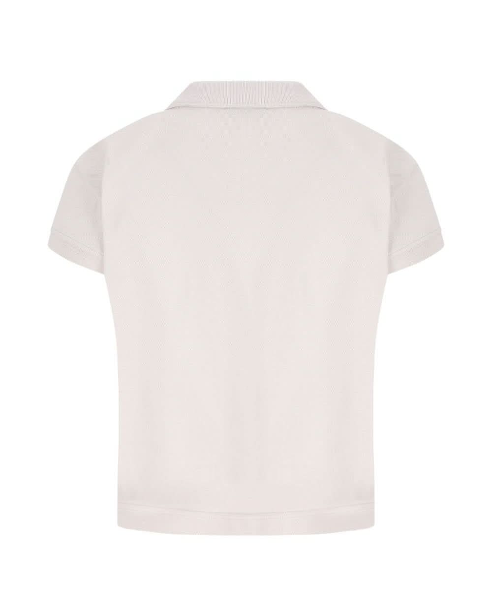 Balenciaga White T-Shirt Topwear