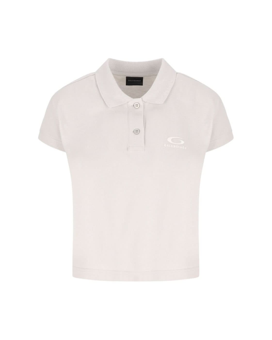 Balenciaga White T-Shirt Topwear