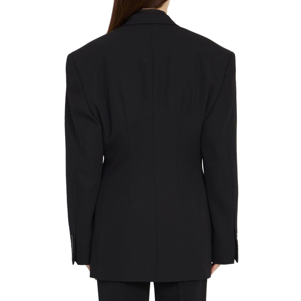 Balenciaga Wool Double Breasted Jacket Glam Steals