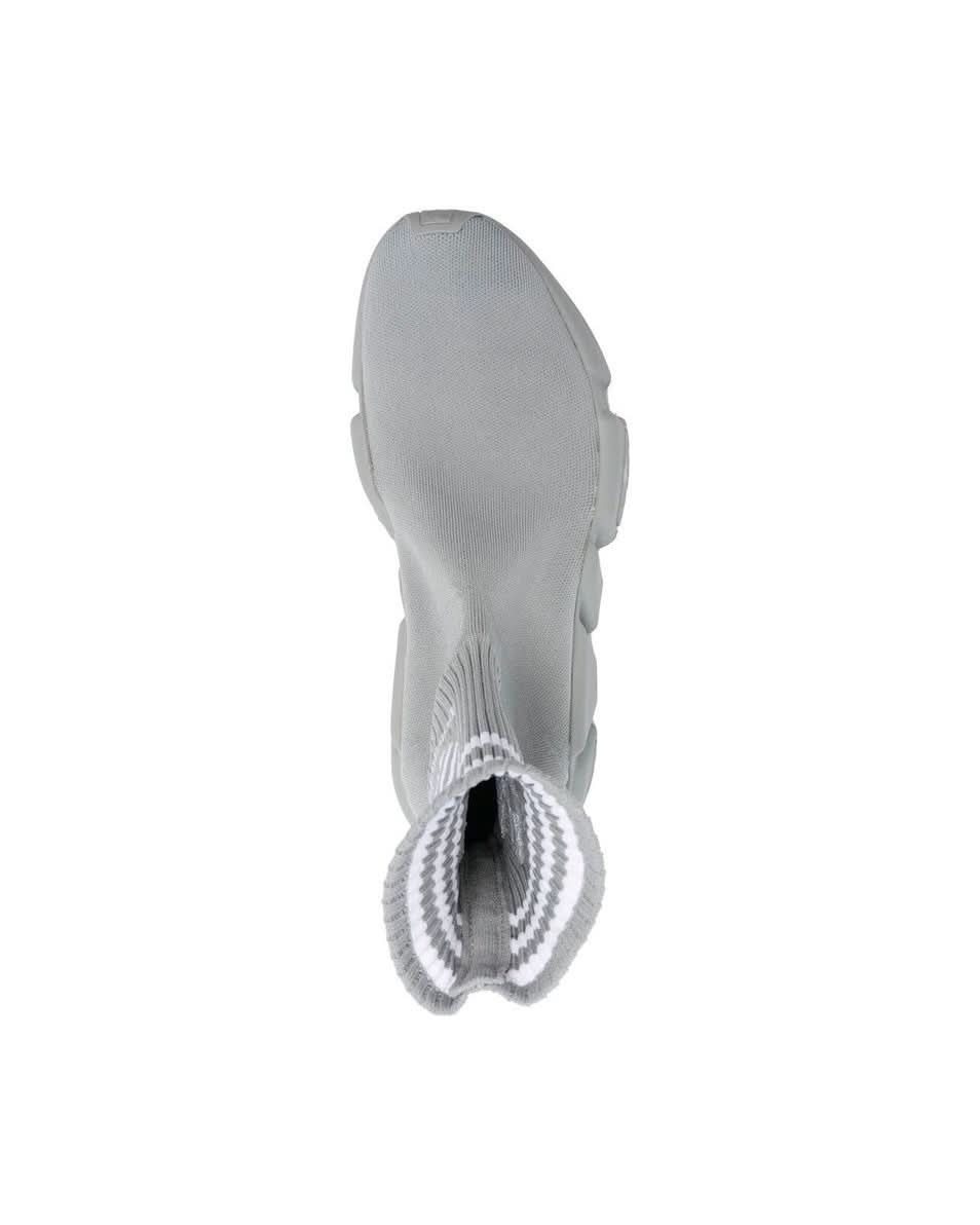 Balenciaga X Adidas Gray Nylon Athletic Sneakers