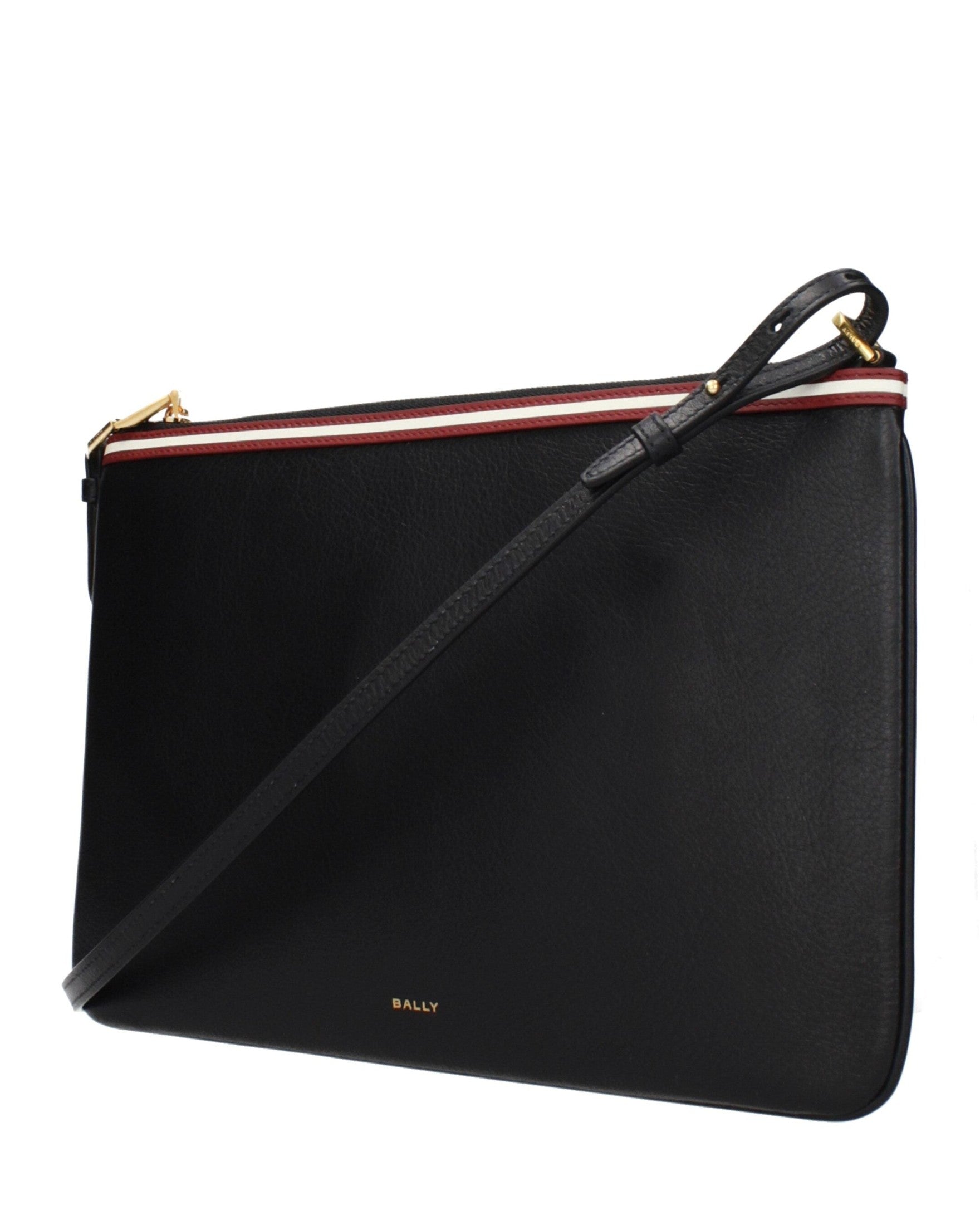 Bally Black Leather Crossbody Bag Glam Steals