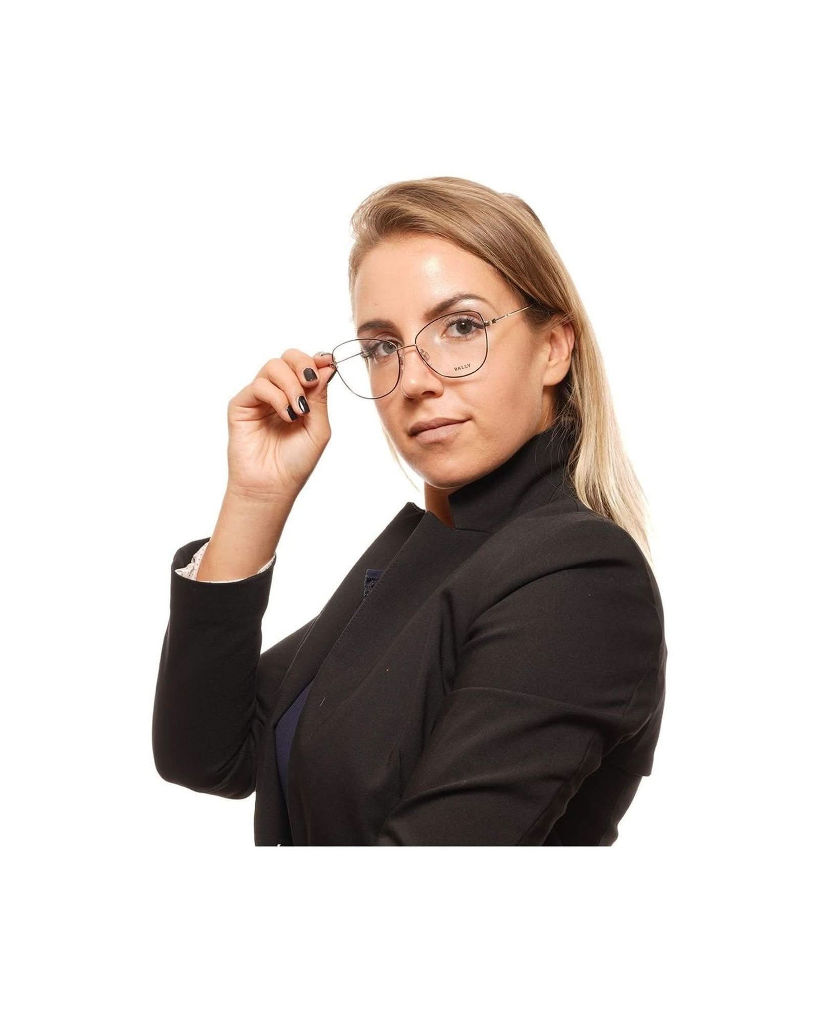 Bally Women Black Optical Frame Eyeglasses