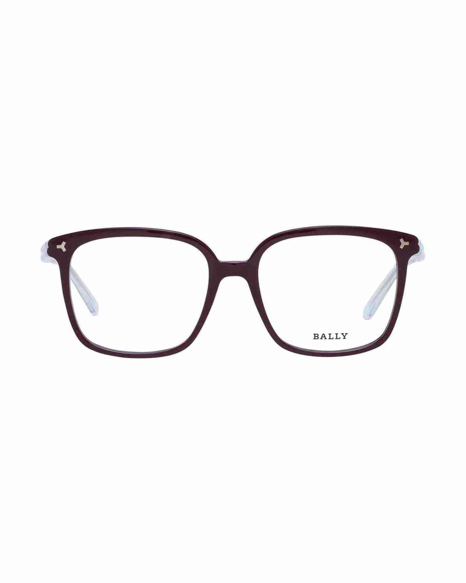 Bally Burgundy Women Optical Frame Glam Steals