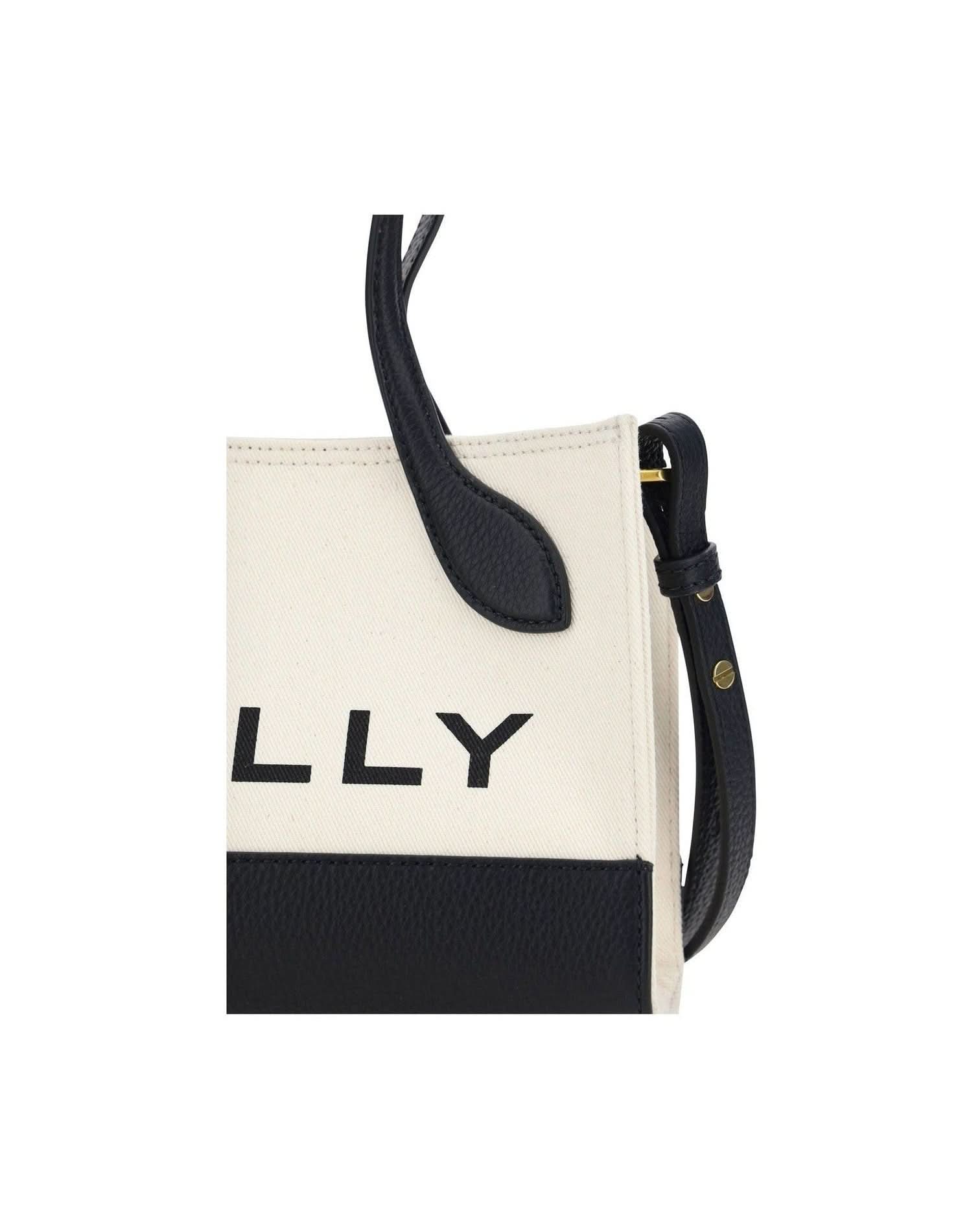 Bally Chic Contrast Mini Leather Handbag Handbags
