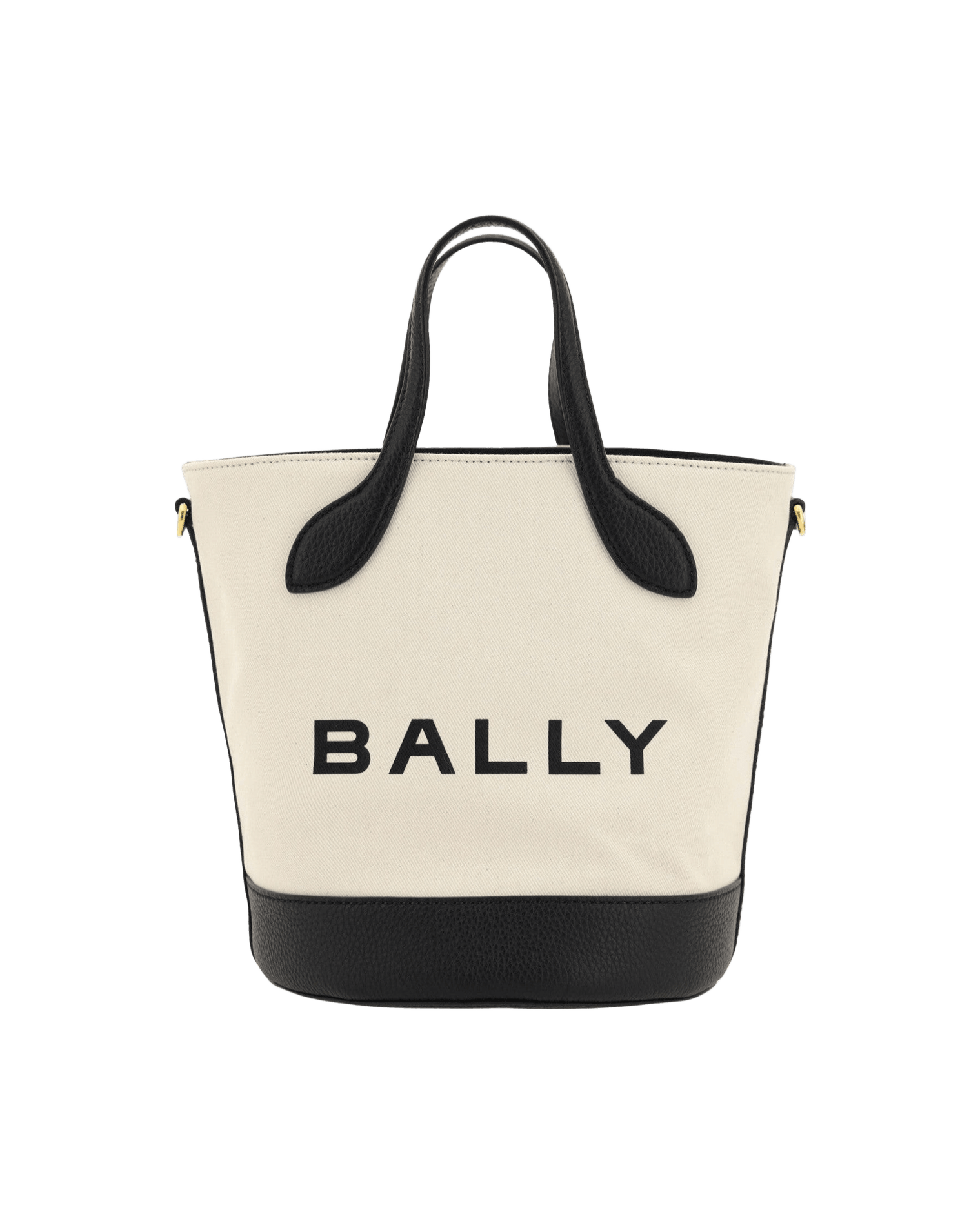 Bally Elegant Black Monogram Bucket Bag In Glam Steals