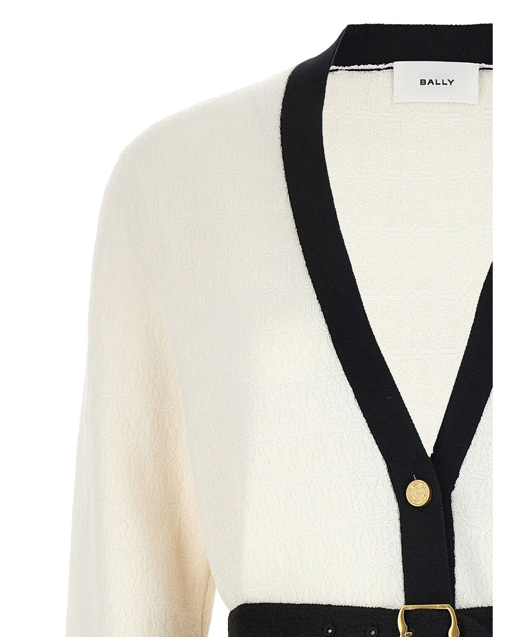 Bally Jacquard Logo Cardigan Glam Steals