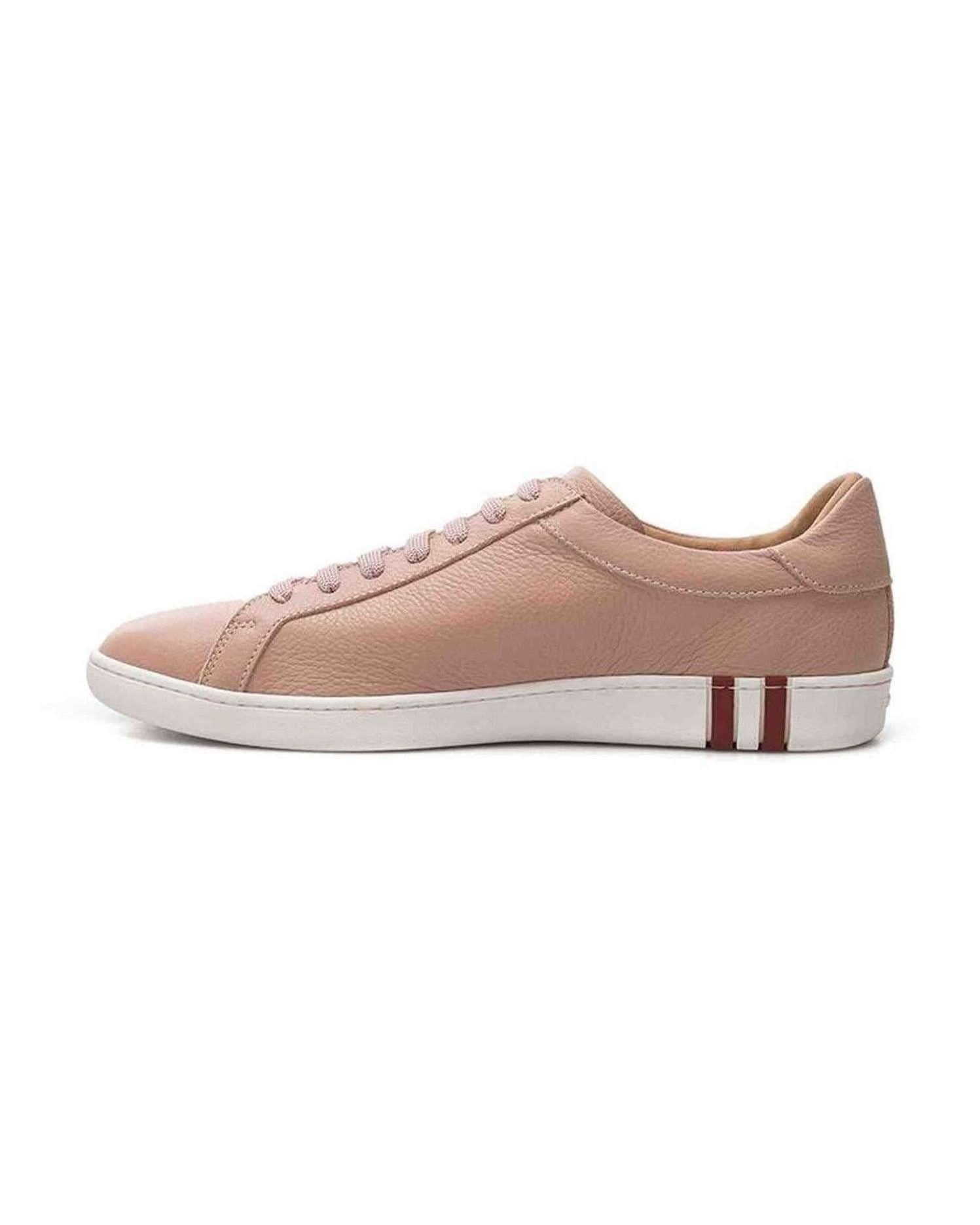 Bally Leather Pink Sneaker Sneakers
