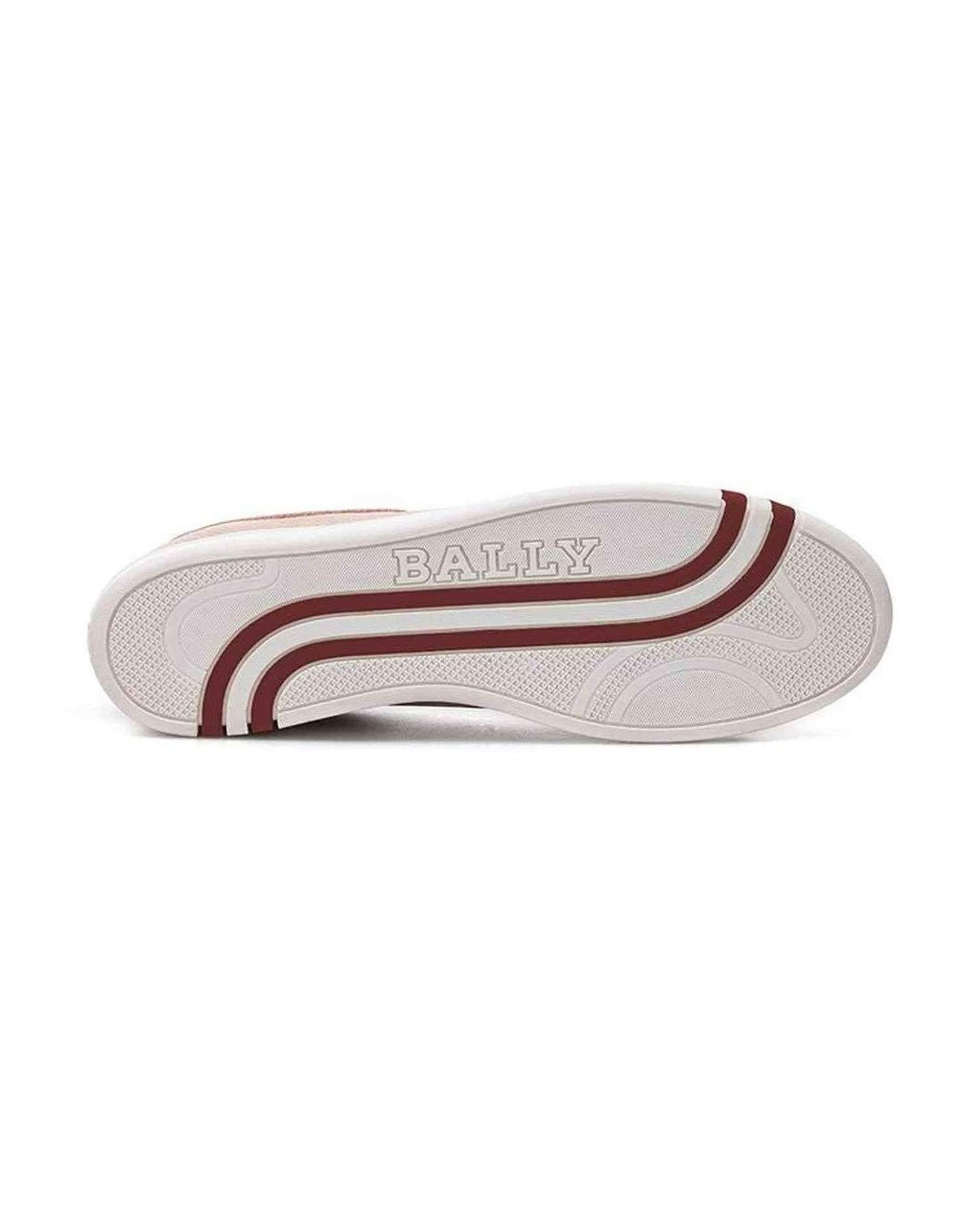 Bally Leather Pink Sneaker Sneakers