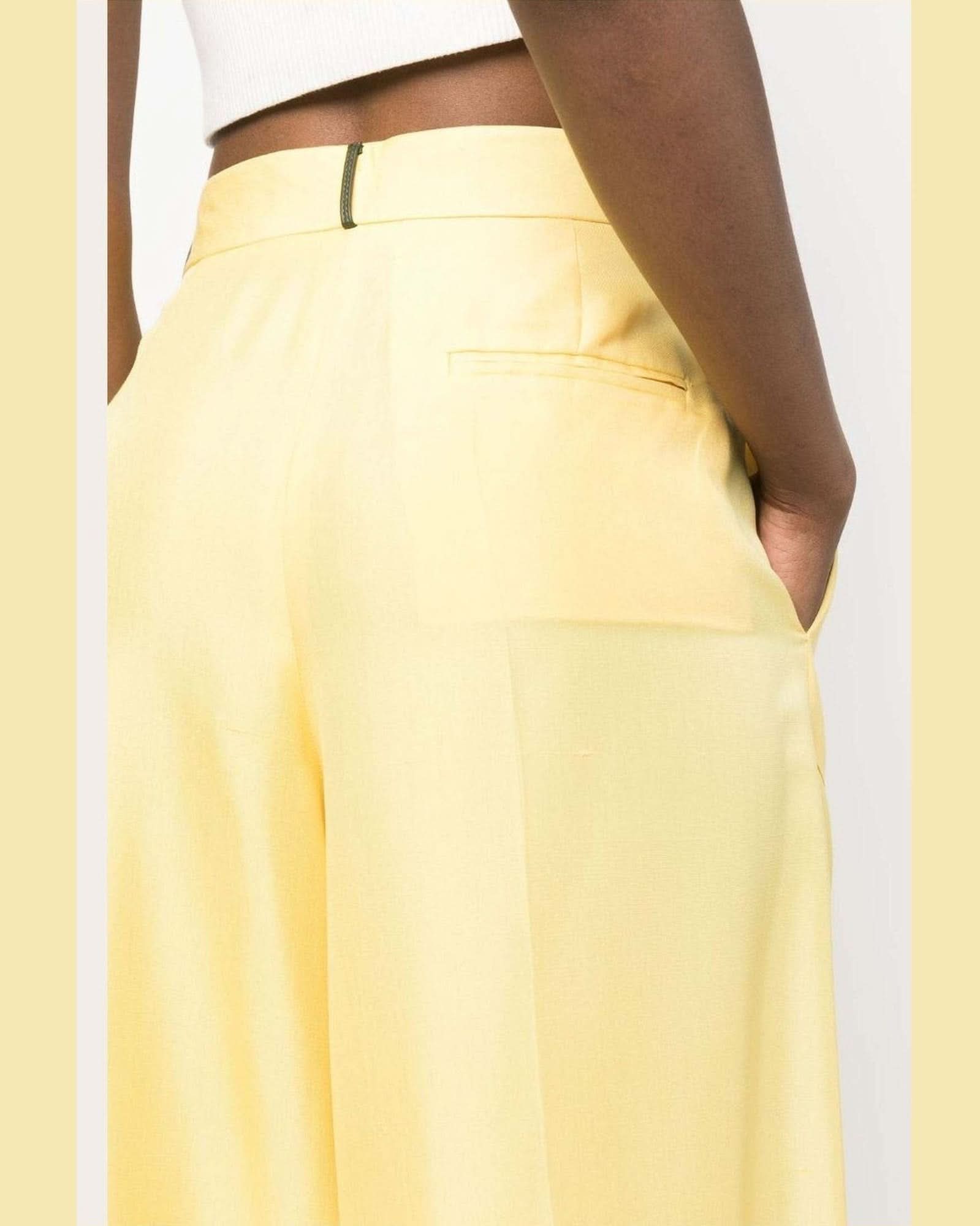 Bally Yellow Trousers Trousers