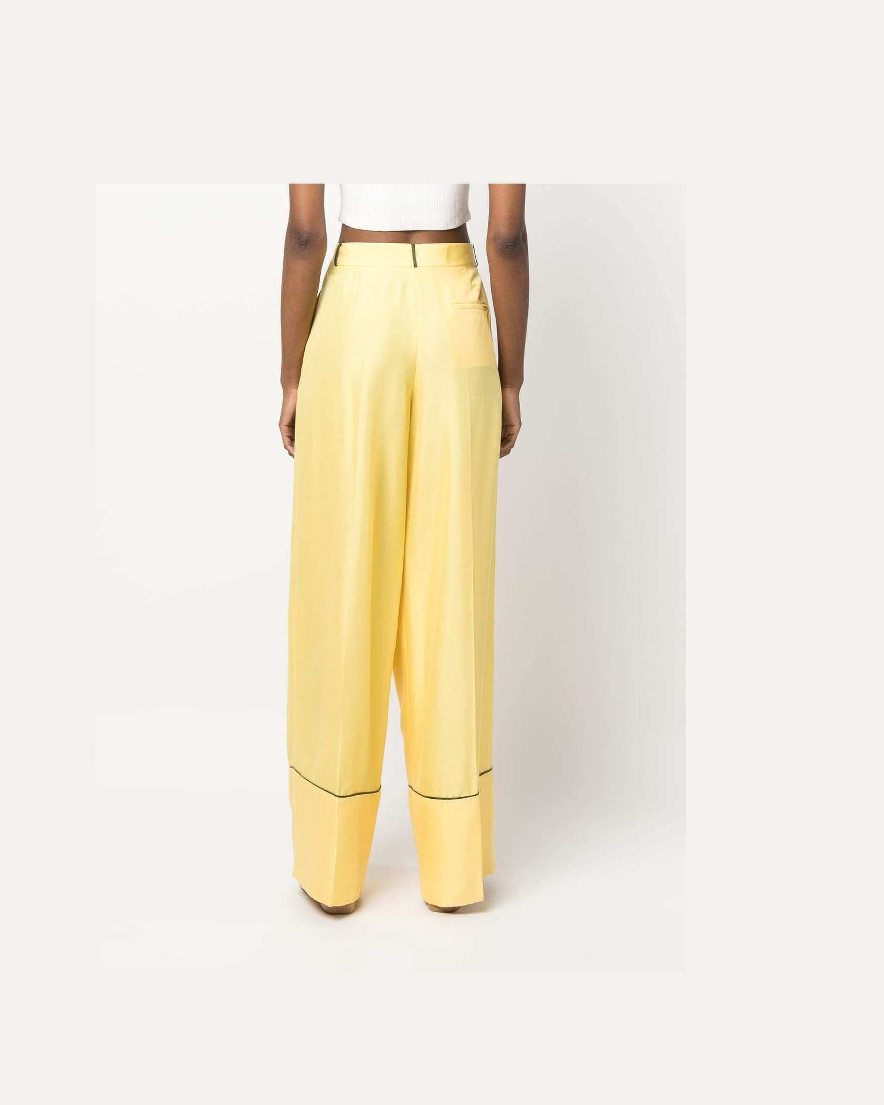 Bally Yellow Trouser Glam Steals