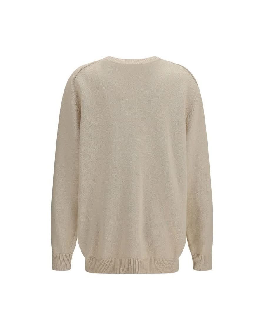 Balmain Beige Cotton Cardigan