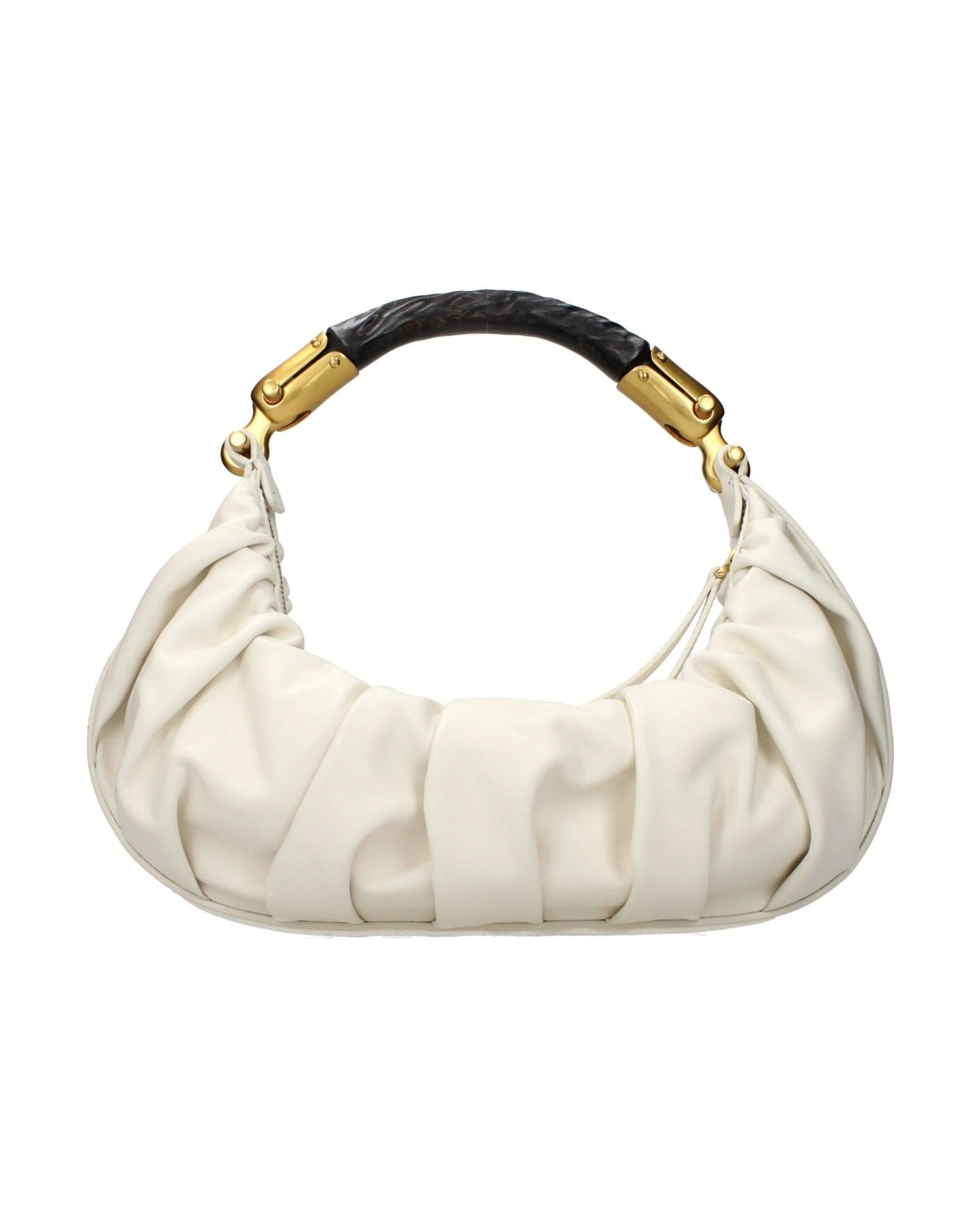 Balmain Beige Leather Handbag Glam Steals