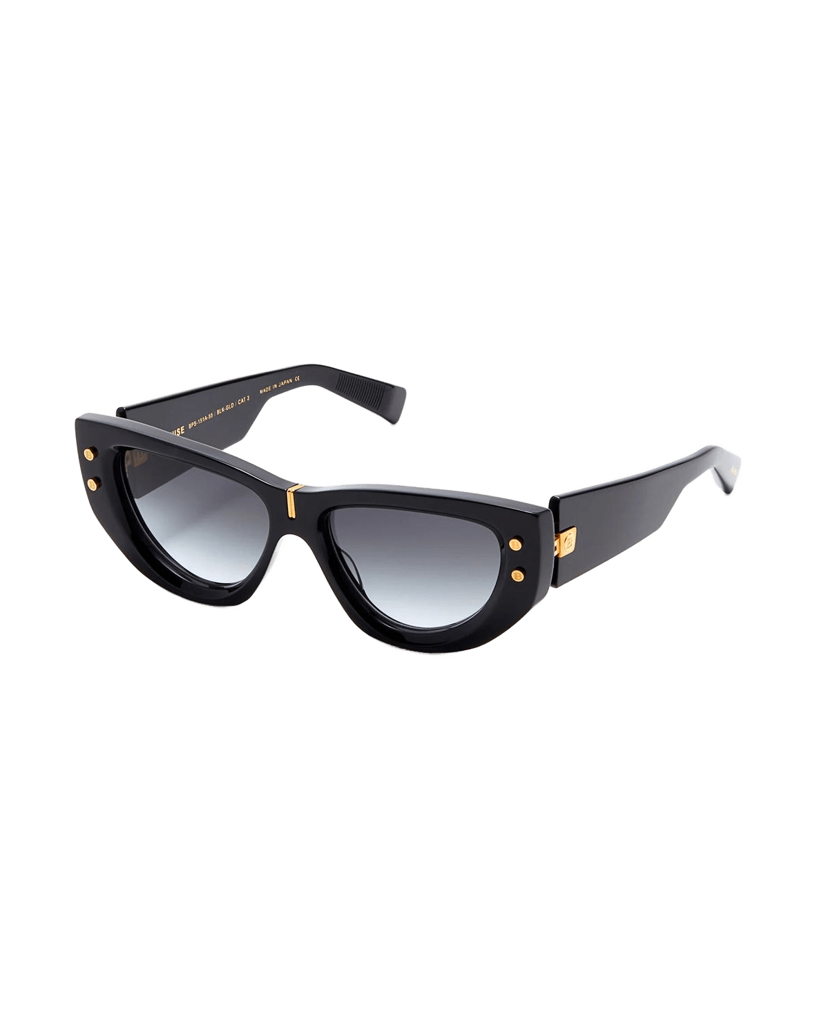 Balmain Black Acetate Sunglasses Sunglasses