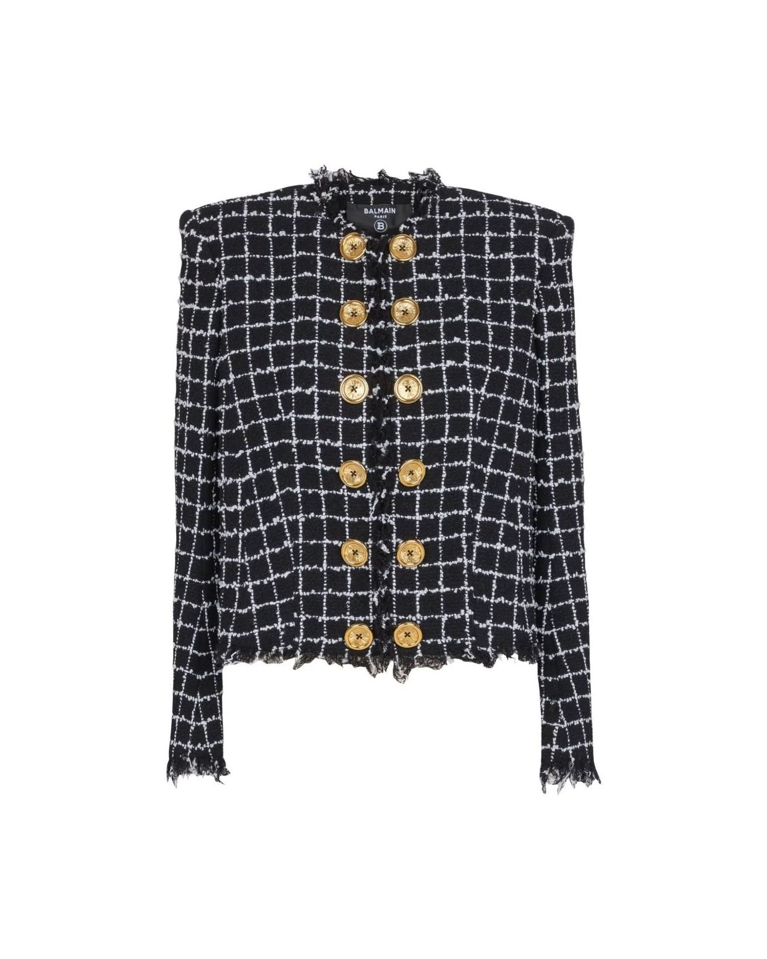 Balmain Black Jacket Coats & Jackets