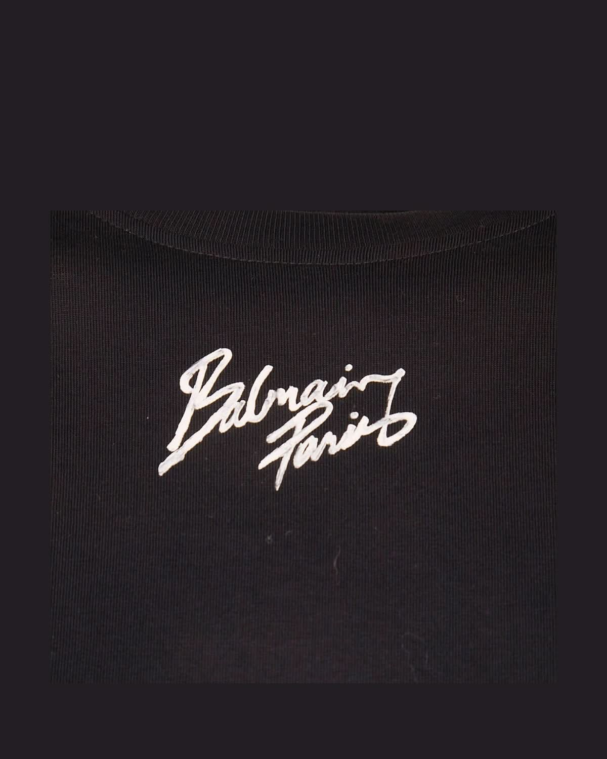 Balmain Black Polo T-Shirt T-Shirts