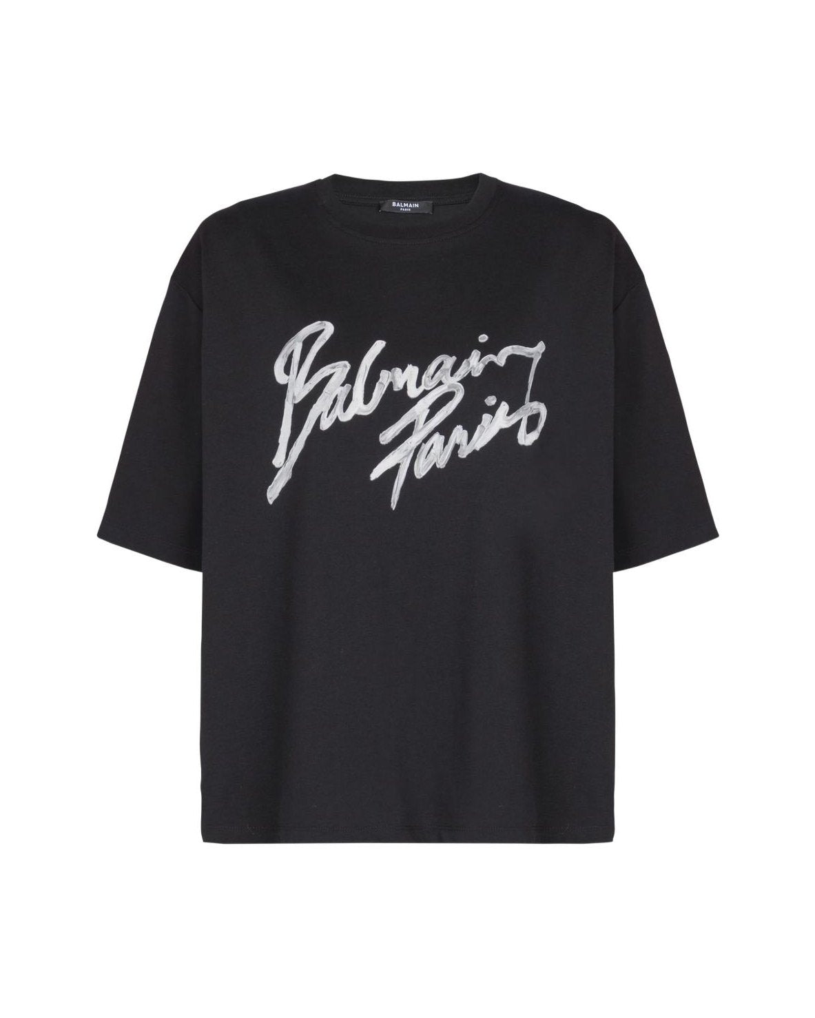 Balmain Black Polo T-shirt Glam Steals