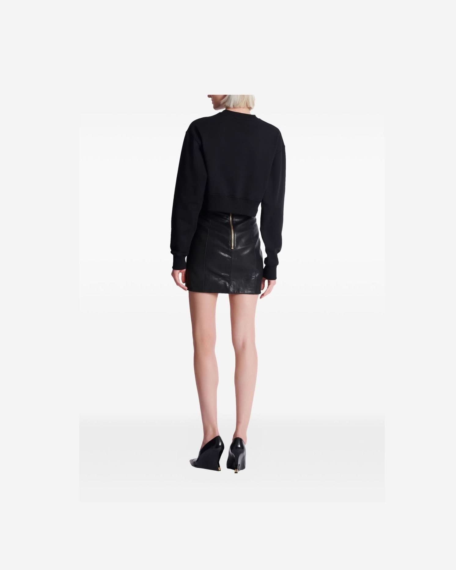 Balmain Black Sweater Sweaters