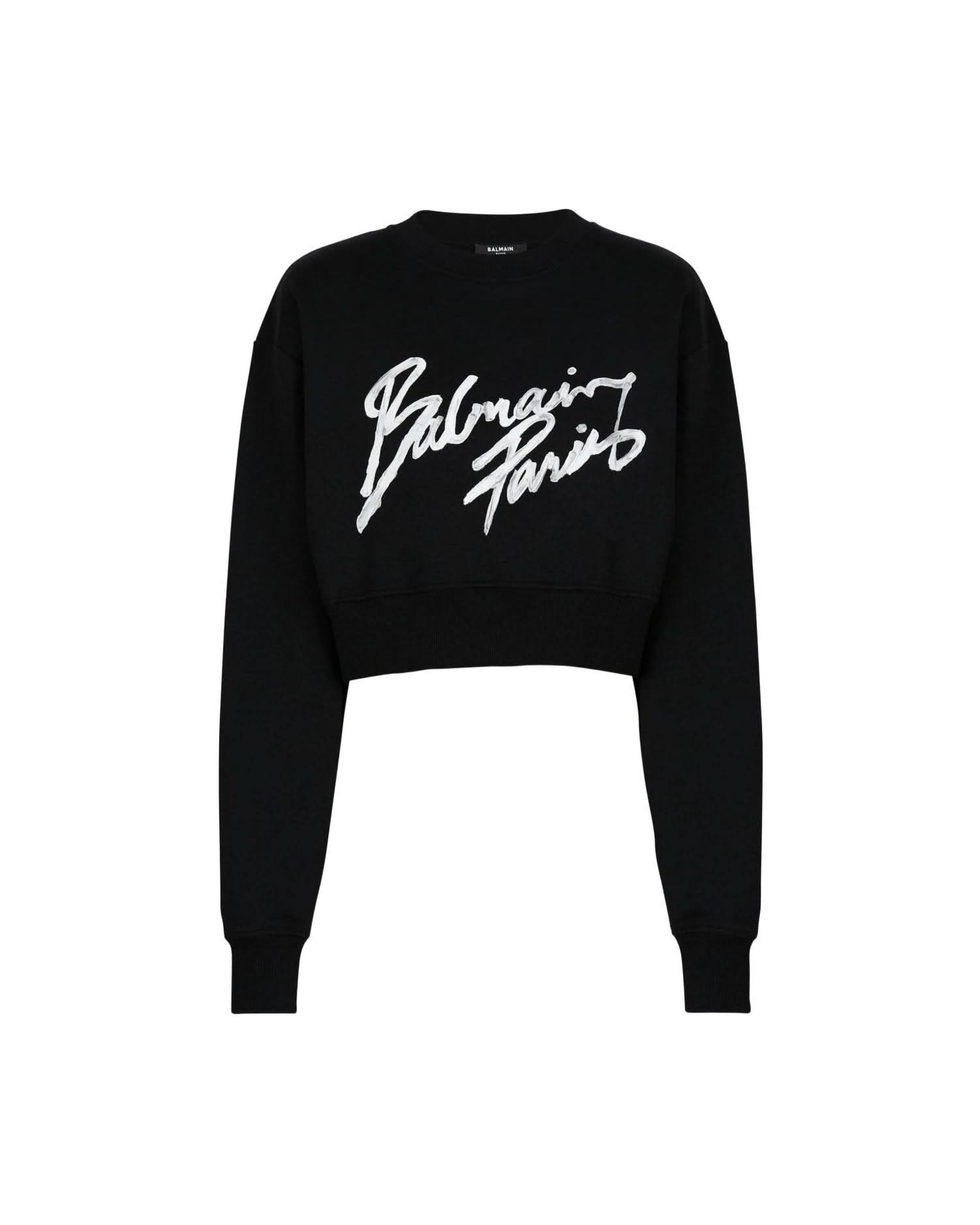 Balmain Black Sweater Sweaters