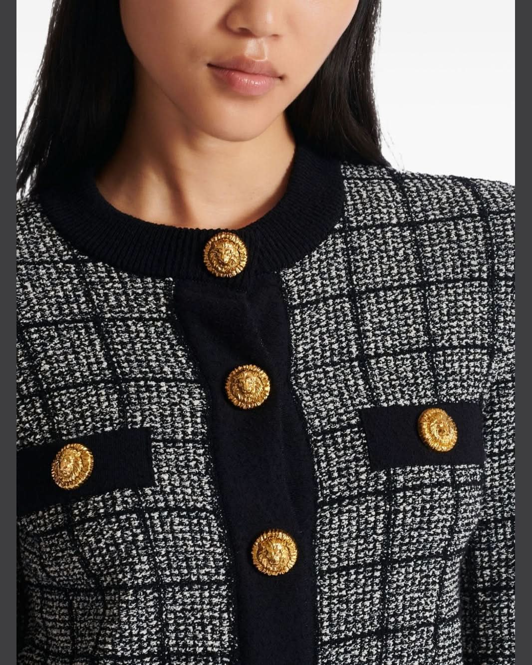 Balmain Black Sweater Sweaters