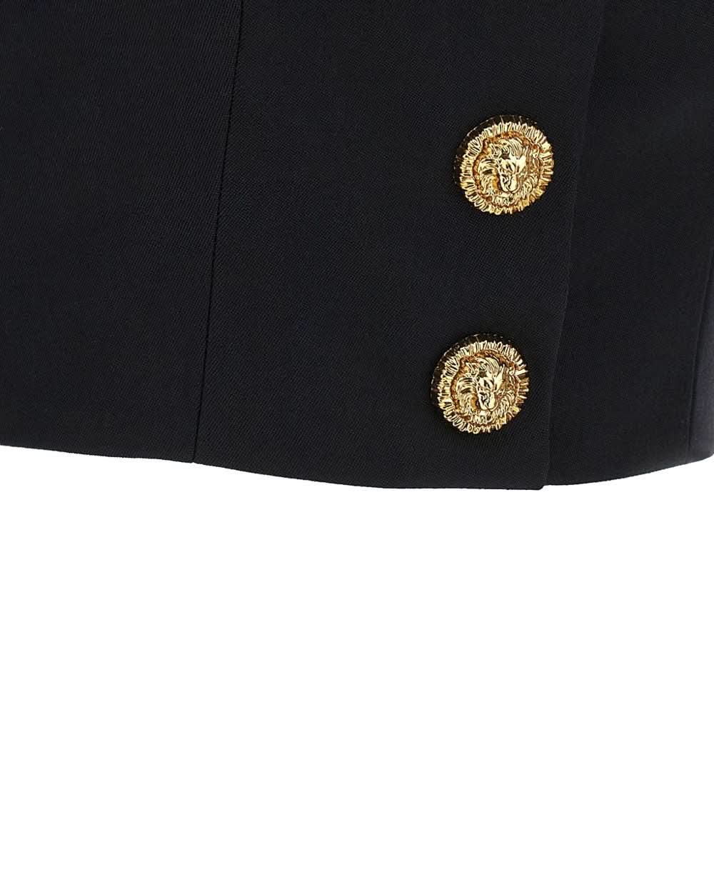 Balmain Black Top Clothing Tops