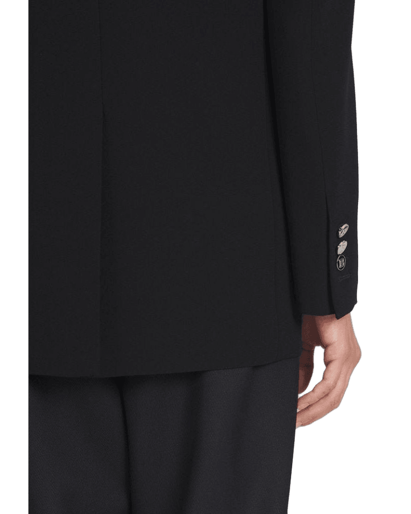 Balmain Viscose Black Women Blazer Glam Steals
