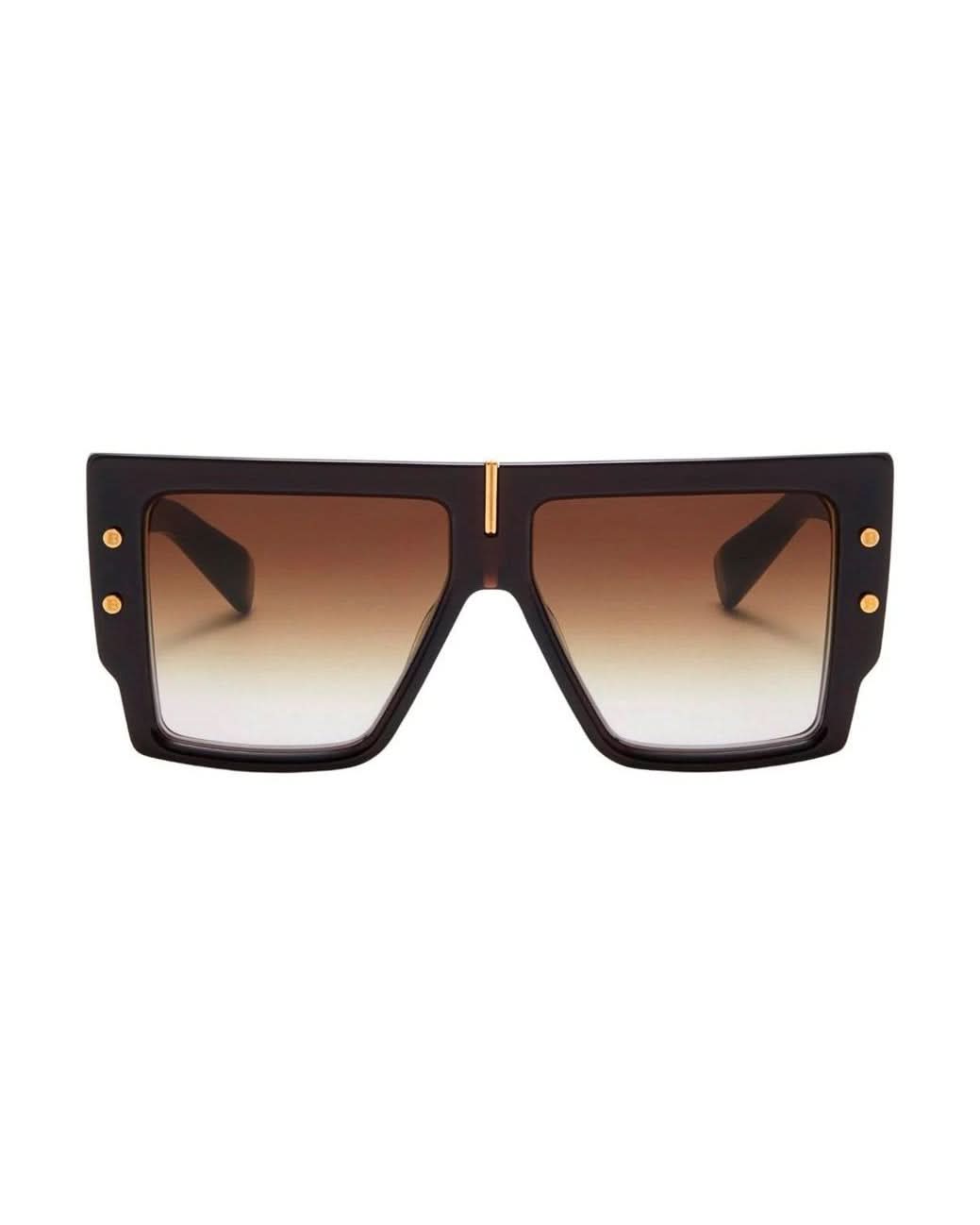 Balmain Brown Acetate Sunglasses Sunglasses