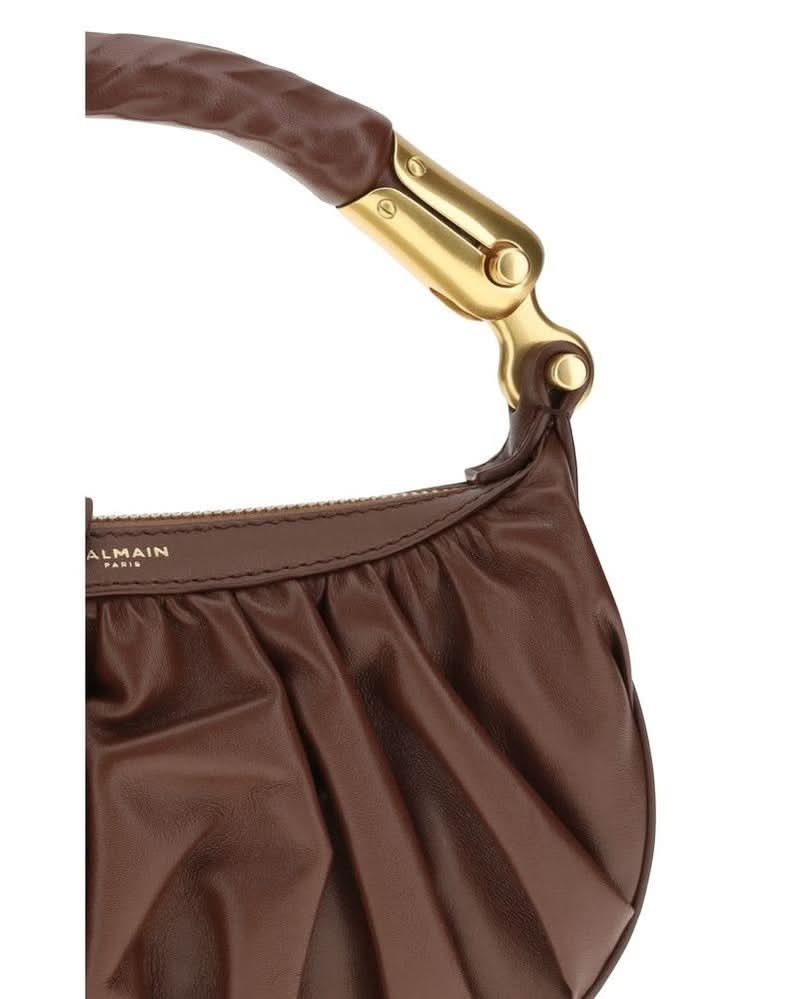 Balmain Brown Shoulder Bag Glam Steals