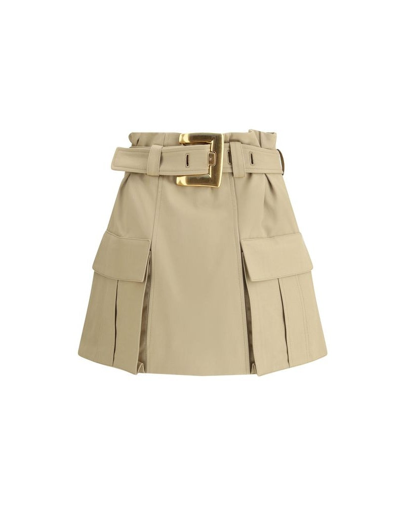 Balmain Cargo Miniskirt Glam Steals