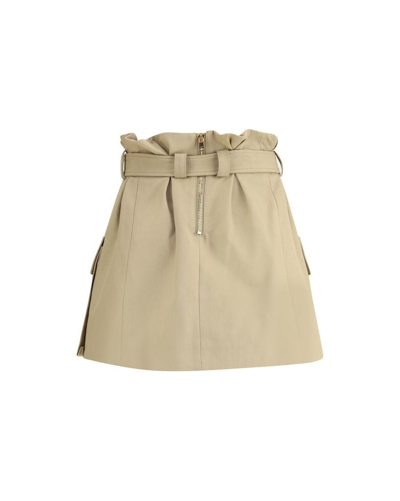 Balmain Cargo Miniskirt Glam Steals