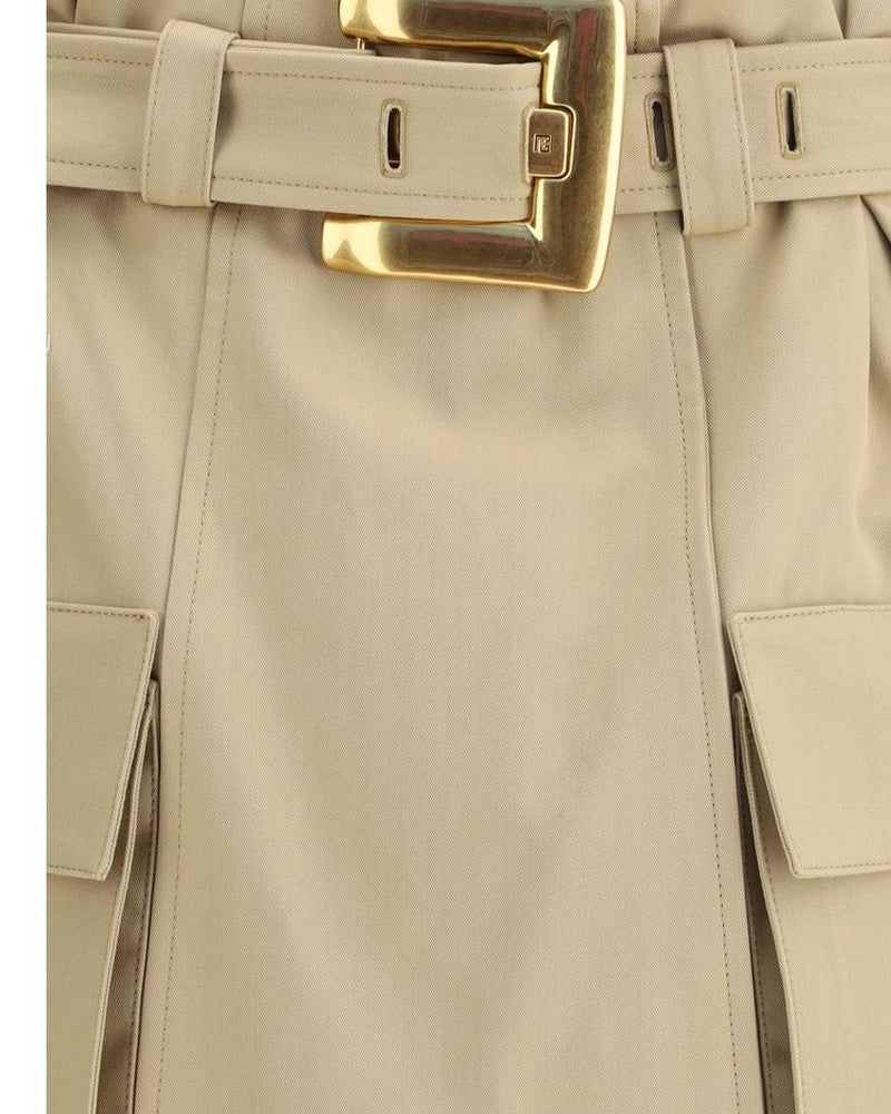 Balmain Cargo Miniskirt Glam Steals