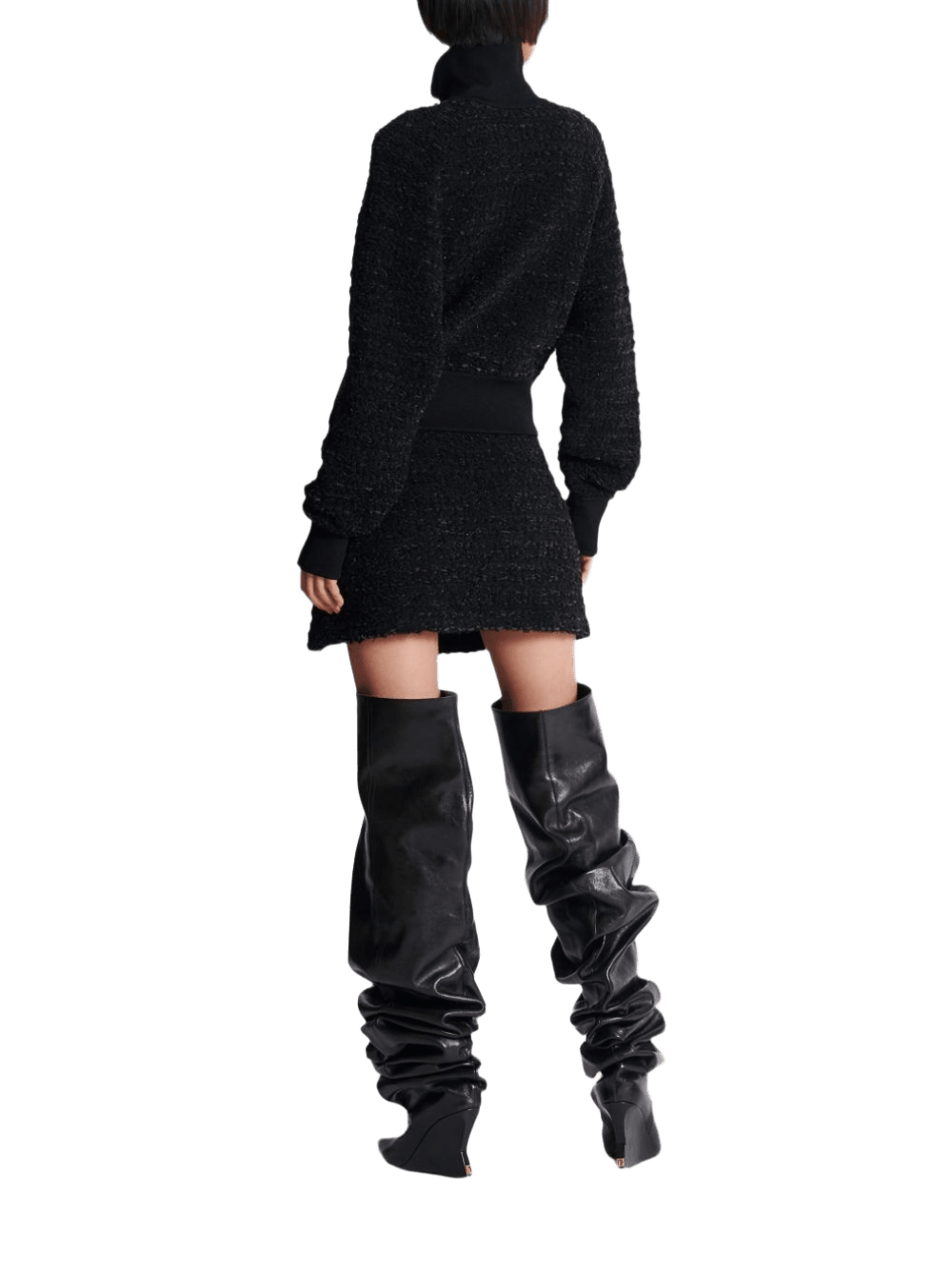 Balmain Coats Black Glam Steals