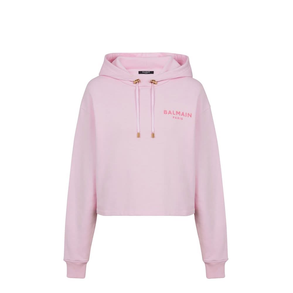 Balmain Cotton Sweatshirt Hoodies