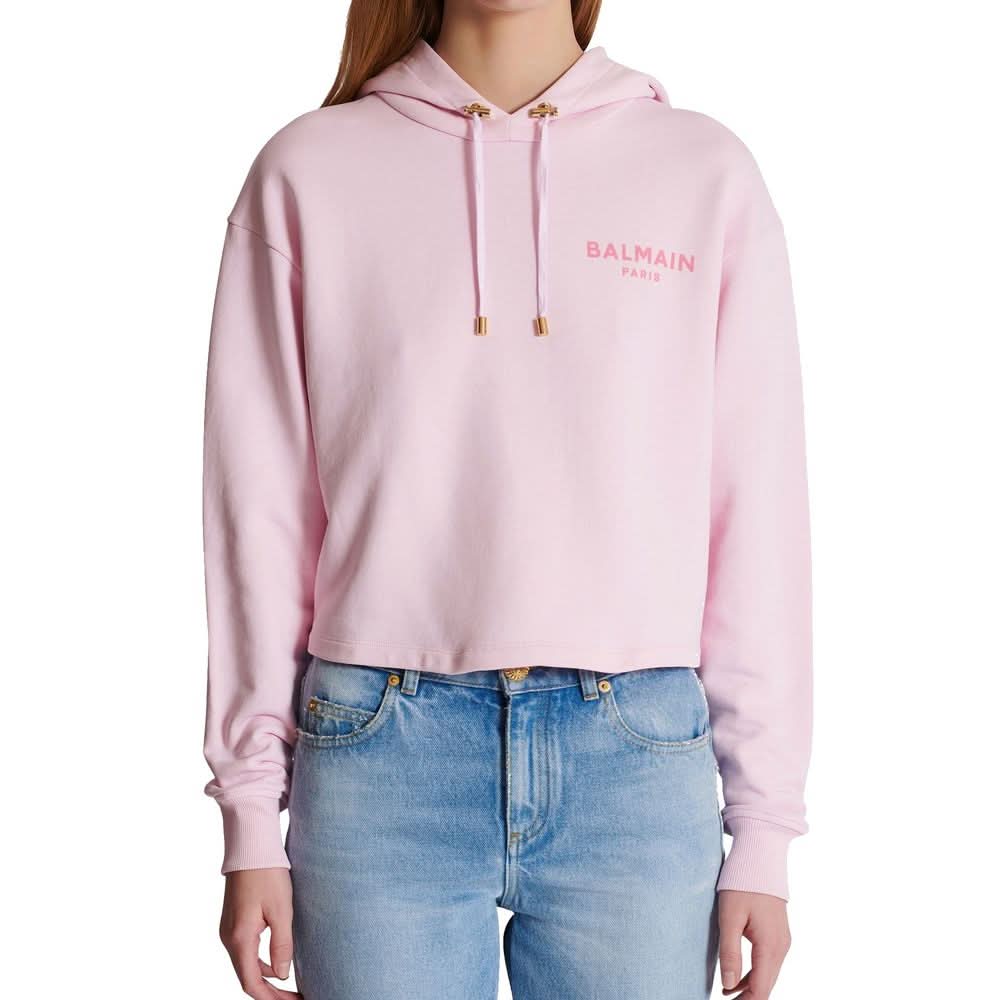 Balmain Cotton Sweatshirt Hoodies