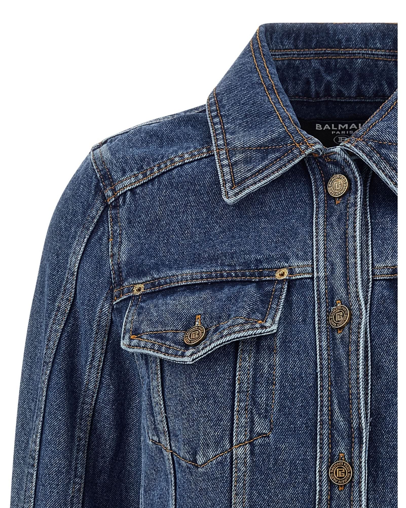 Balmain Denim Jacket Glam Steals