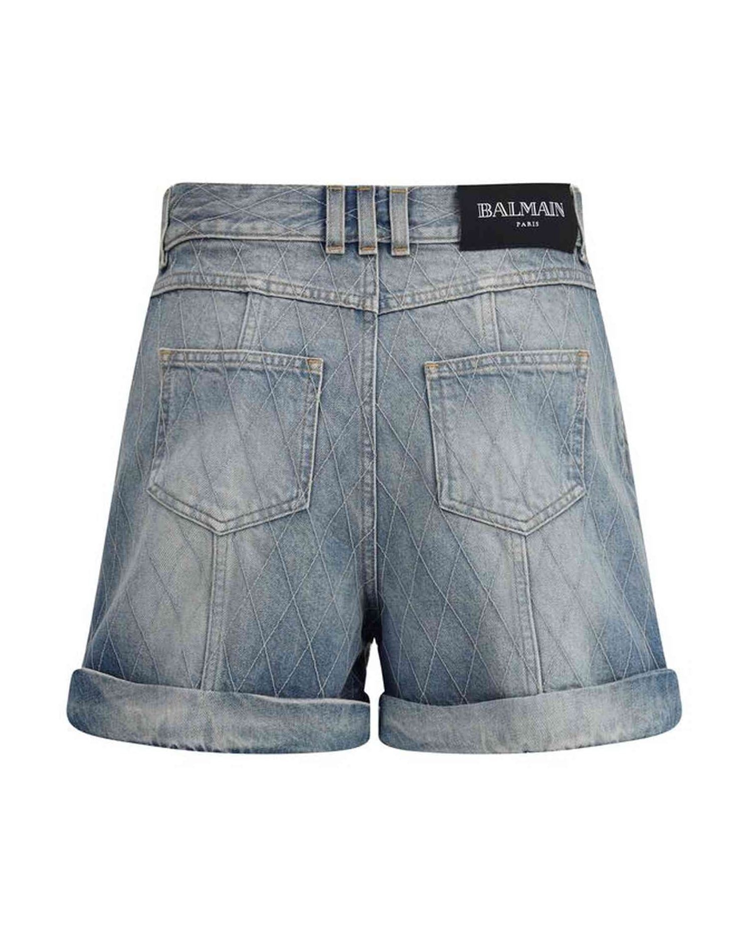 Balmain Denim Shorts Glam Steals