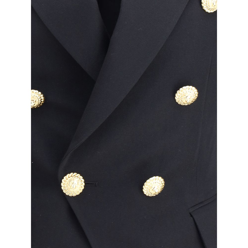 Balmain Double Breasted Blazer Glam Steals