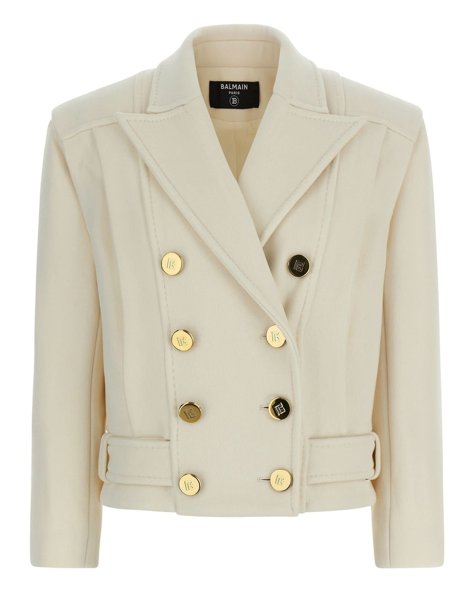 Balmain Double Breasted Coat Glam Steals