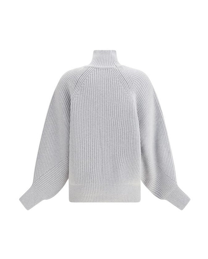 Balmain Gray Wool Sweatshirt Glam Steals