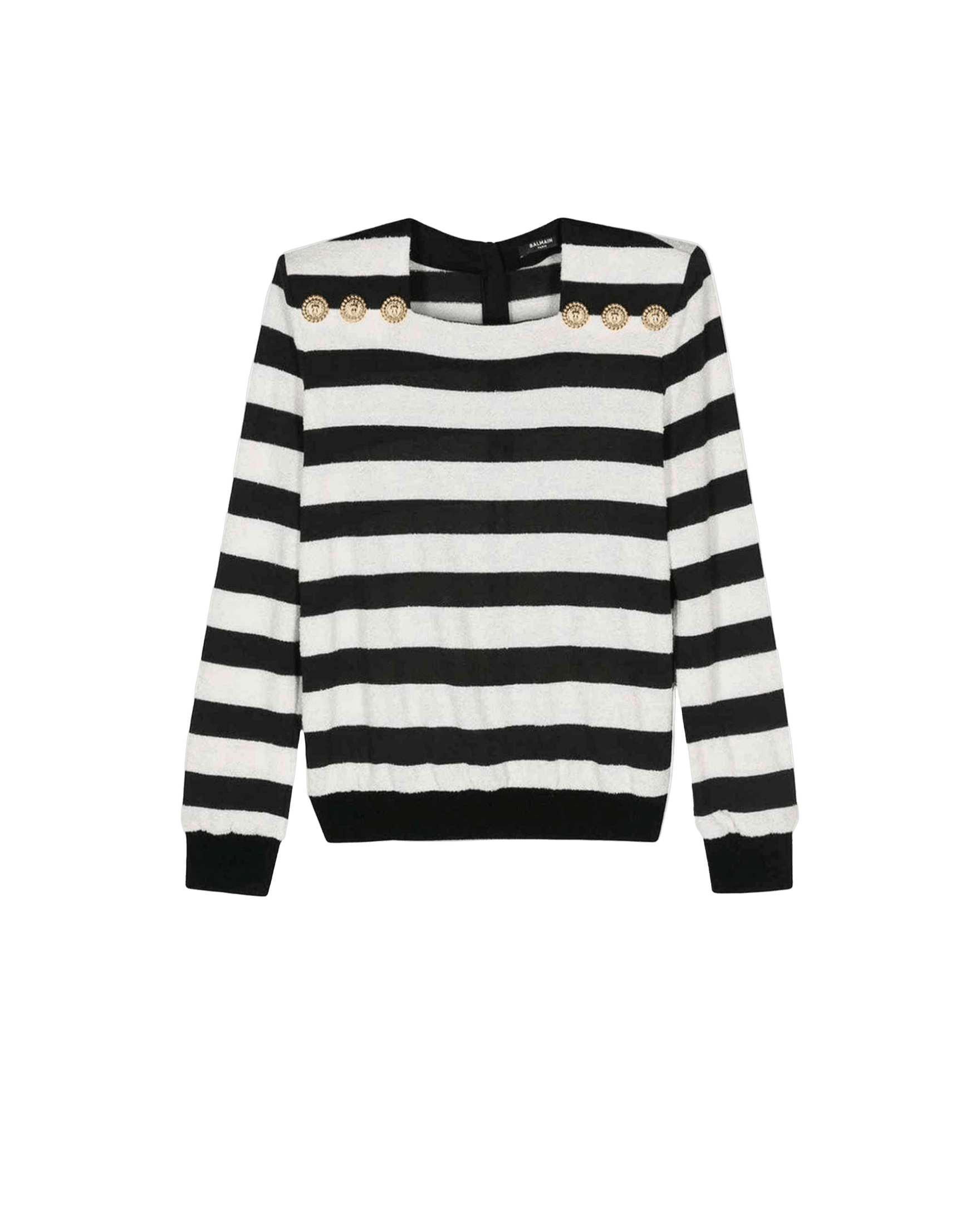 Balmain Jersey Striped Top Glam Steals