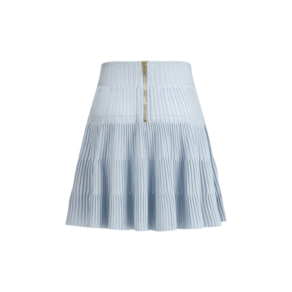 Balmain Knit Miniskirt Glam Steals