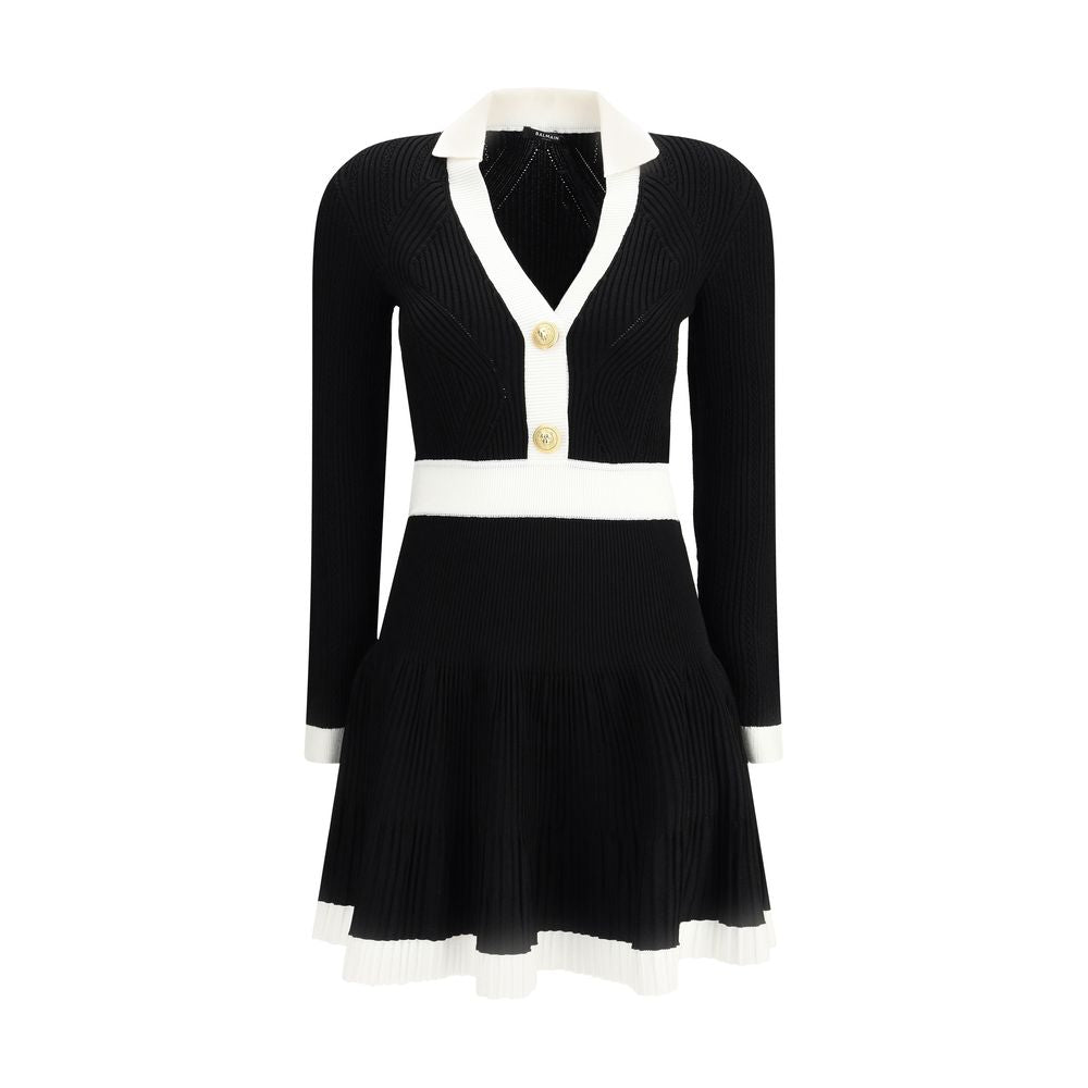 Balmain Knit Short Dress Glam Steals