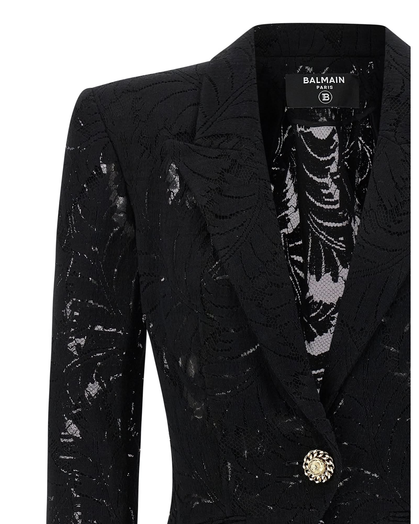 Balmain Lace Blazer Glam Steals