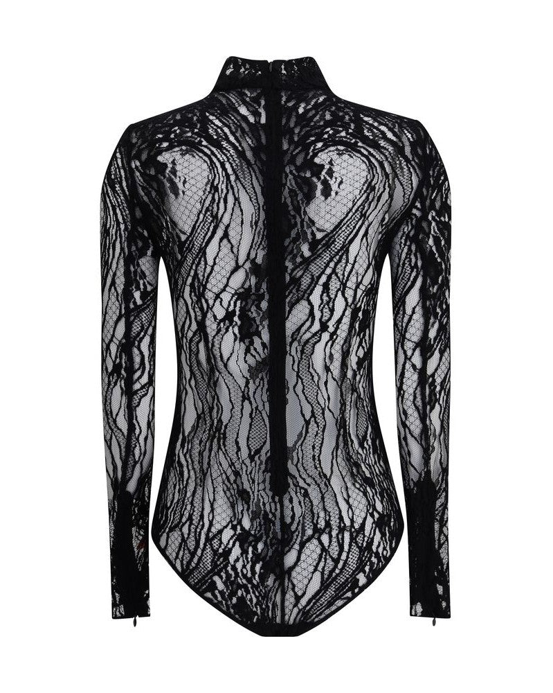 Balmain Lace Bodysuit Glam Steals