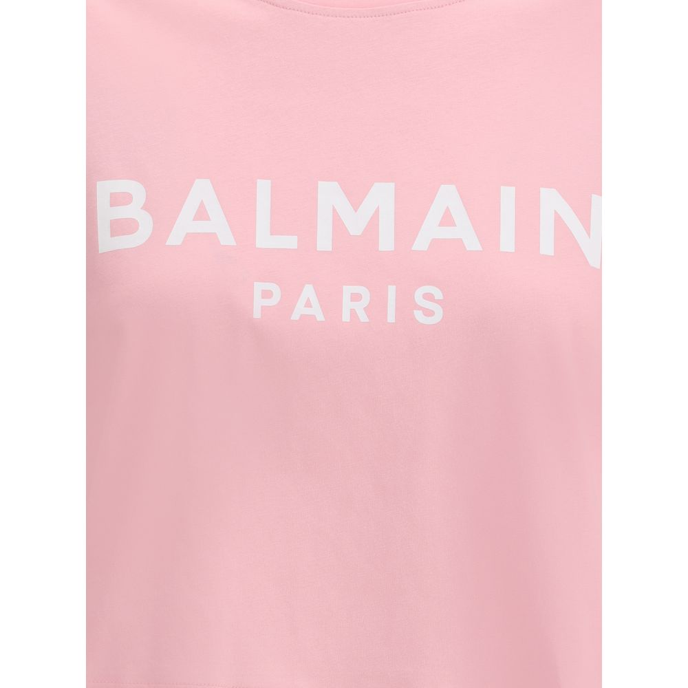 Balmain Logoed T-shirt Glam Steals