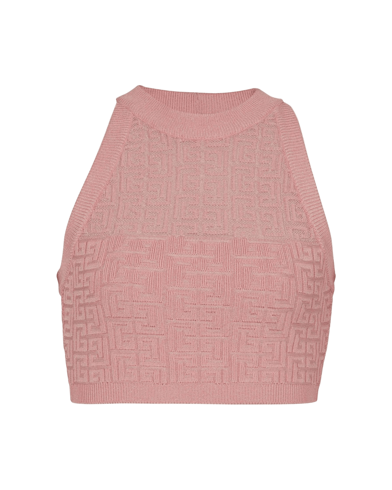 Balmain Pb Labyrinth Knit Top