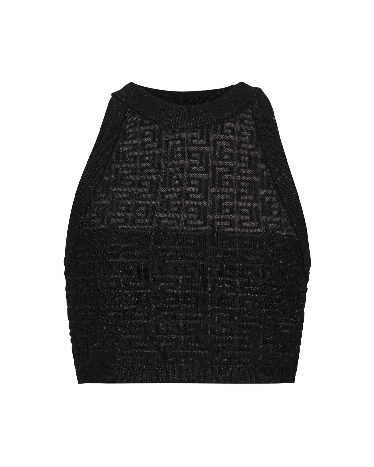 Balmain Pb Labyrinth Knit Top Glam Steals