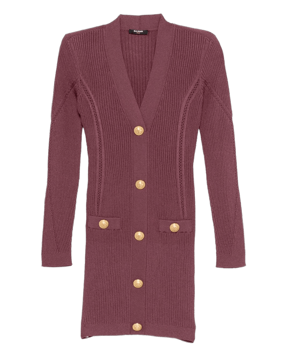 Balmain Dress Purple Glam Steals