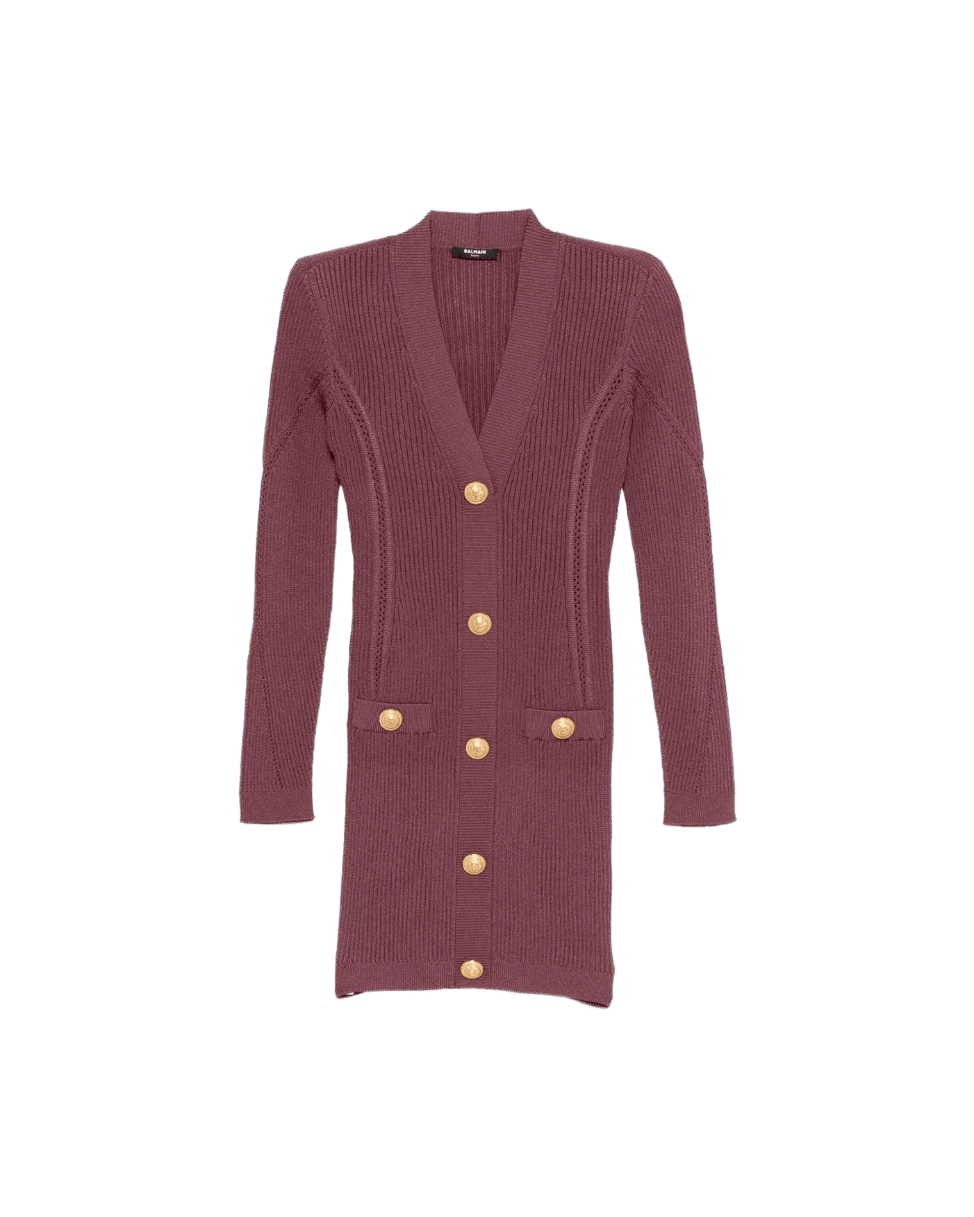 Balmain Dress Purple Glam Steals