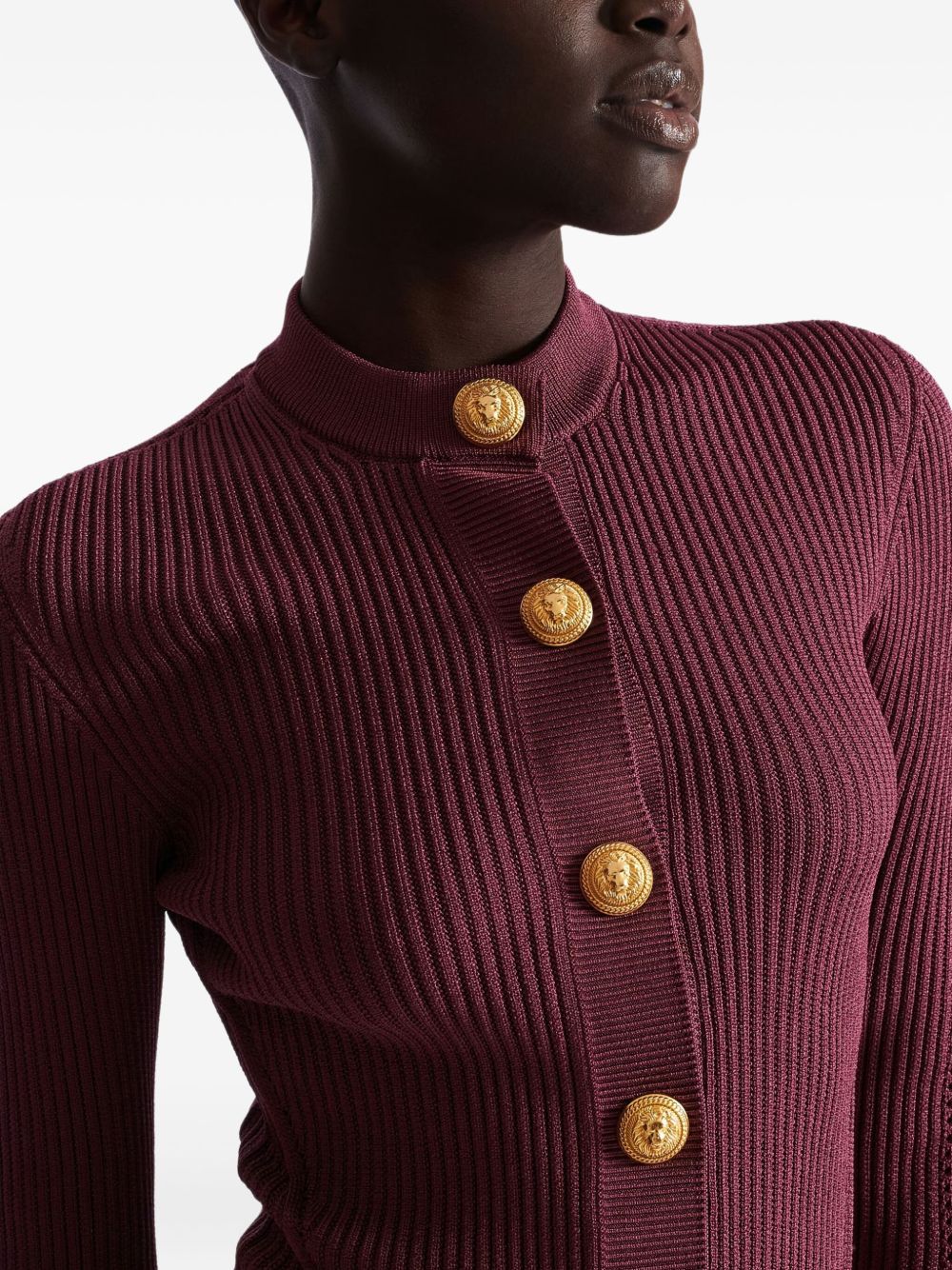 Balmain Purple Sweater Glam Steals