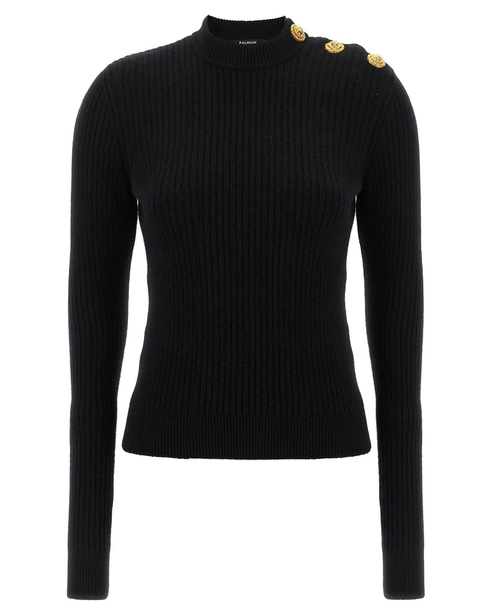 Balmain Ribbed Sweater Glam Steals
